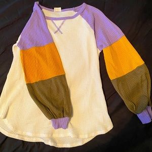 Long sleeve Mardi Gras shirt